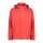 CMP Rain Jacket with Hood SNAPS (windproof, waterproof) red Men